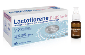 Probiotiki Lactoflorene Plus children 12 tiny bottles